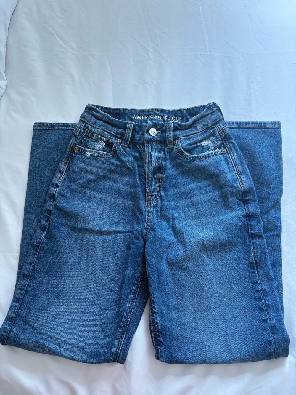 American Eagle Outfitters Straight Leg Blue Denim Jeans
